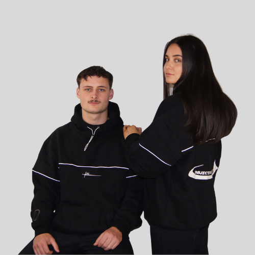 OBJECTIVE BLACK HOODIE