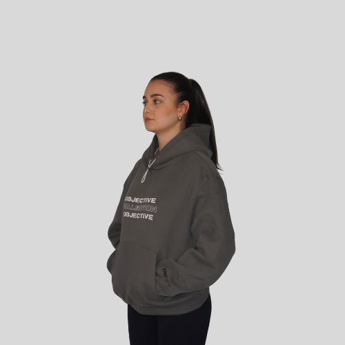 OBJECTIVE GREY HOODIE