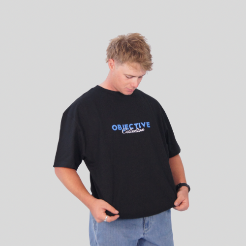 OBJECTIVE BLACK T-SHIRT