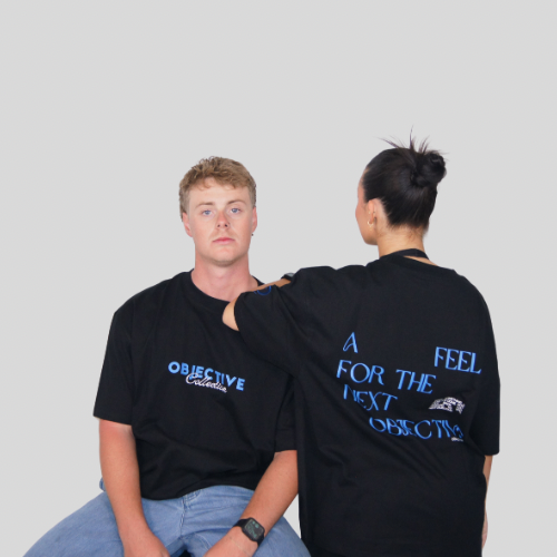 OBJECTIVE BLACK T-SHIRT